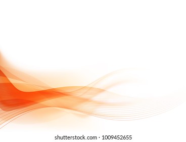 Abstract background curve line orage ight and blend element with copy space  vector illustration eps10