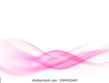 Abstract background curve line pink light and blend element with copy space  vector illustration eps10