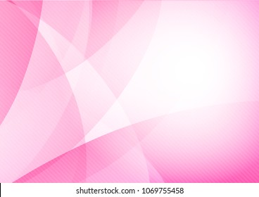 Abstract background curve line pink light and blend element with copy space  vector illustration eps10