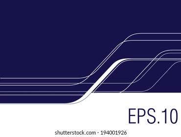 Abstract background with curve lines