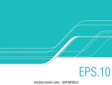 Abstract background with curve lines