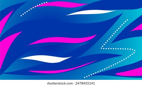 líneas de curvas de fondo abstracto combinación de varios colores
