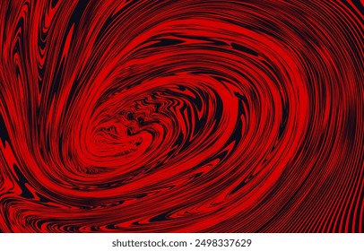 Fondo abstracto con forma de curva y color rojo. Ilustración vectorial