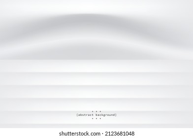 abstract background with curve and straight line in white and grey color can be use for technology product advertisement website or presentation template vector eps. 
