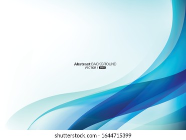 abstract background with curve wave and copy space