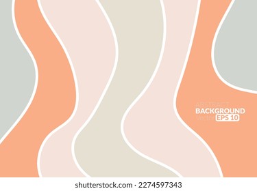 abstract background with curve and wave modern art, liquid wave, design for advertising, sale banner, business presentation, packaging and landing website template. Vector Eps 10
