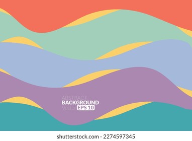 abstract background with curve and wave modern art, liquid wave, design for advertising, sale banner, business presentation, packaging and landing website template. Vector Eps 10
