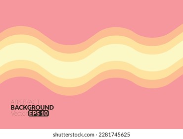fondo abstracto con arte moderno de curva y onda, onda líquida, diseño para publicidad, banner de venta, presentación de negocios, empaquetado y planilla de sitio web de aterrizaje. Vector Eps 10

