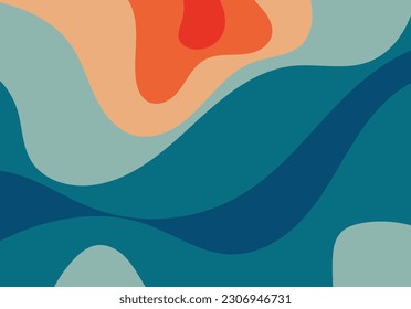 abstract background with curve and wave modern art, liquid wave, design for advertising, sale banner, business presentation, packaging and landing website template. Vector Eps 10
