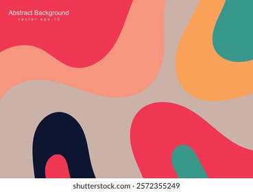 abstract background with curve and wave modern art, liquid wave, design for advertising, sale banner, business presentation, packaging and landing website template. Vector Eps 10 