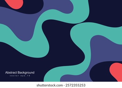 abstract background with curve and wave modern art, liquid wave, design for advertising, sale banner, business presentation, packaging and landing website template. Vector Eps 10 