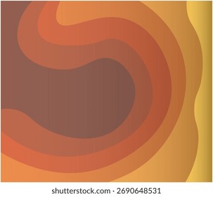 Fondo Abstractas con capas curvas y fluidas en una paleta de colores ardientes: tonos de rojo, ámbar y oro profundo.