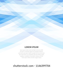 Abstract background with curved geometric shapes. Vector illustration for modern design.