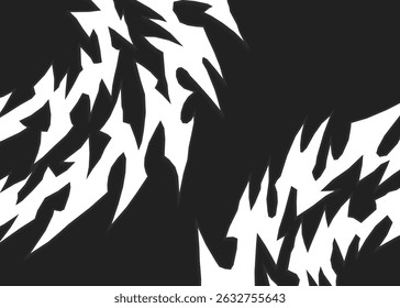Fundo abstrato com padrão curvo de linhas de espigão geométricas e com alguma área de espaço de cópia