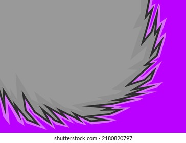 Fondo abstracto con el patrón de puntas de gradiente curvado y con un área de copia