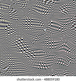 Abstract background of curved interwoven strips. Light pastel pattern. The deformed space. Vector EPS10. Easy to use and edit.