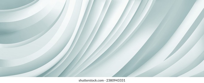 Fondo abstracto de las rayas azul claro curvadas