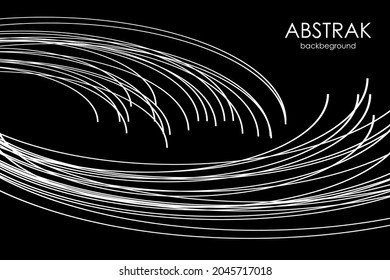 Abstract background with curved line style in minimalist color