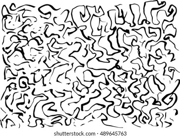 Abstract background with curved lines