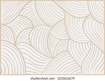 abstract background of curved lines arrangement
