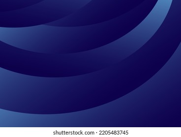 Abstract background of curved lines in blue colors - Vector