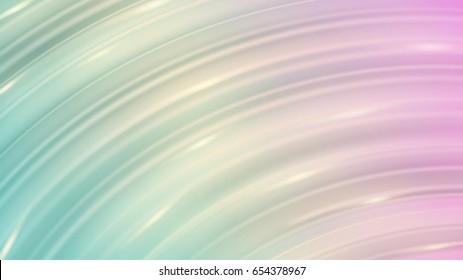 Abstract background of curved lines with glares in light colors