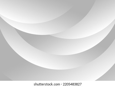 Abstract background of curved lines in gray colors - Vector