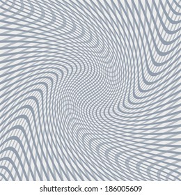 Abstract background of curved lines in grey and white colors