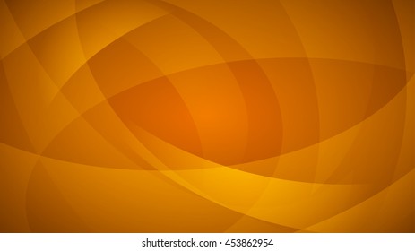 Abstract background of curved lines in orange colors