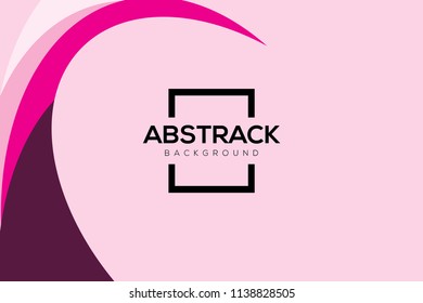 Abstract background of curved lines in Pink colors