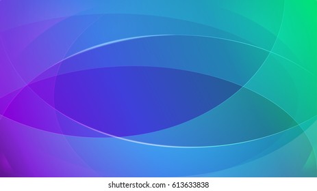 Abstract background of curved lines in turquoise colors