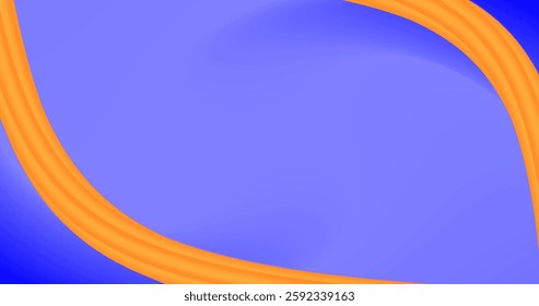 Abstract background with curved lines. Vector illustration for your graphic design.