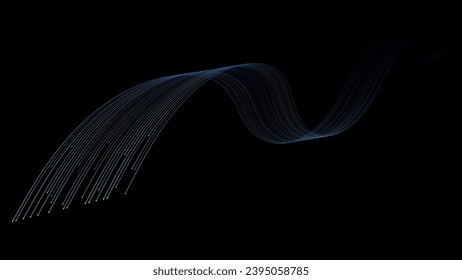 Abstract background with curved lines and waves. Perfect for any use.