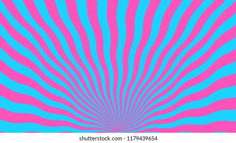 Abstract background from curved pink and blue lines