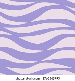 Abstract background with curved pink lines. Seamless graphic pattern. Vector illustration.