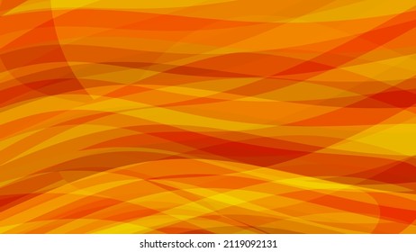 Fondo abstracto con rayas naranjas rojizas curvadas. Patrón gráfico vectorial artificial