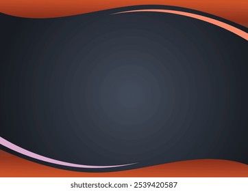 Fondo Abstractas, Formas curvas, esquema de color naranja y gris
