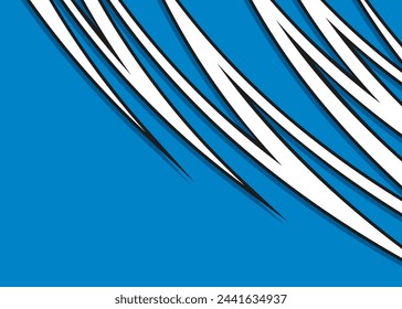 Abstract background with curved spike line pattern and with some copy space area
