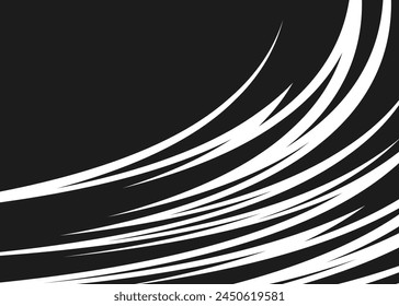 Abstract background with curved spike line pattern and with some copy space area