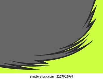 Abstract background with curved spike pattern and with some copy space area