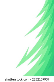 Abstract background with curved spike pattern and with some copy space area
