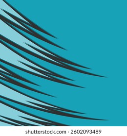 Abstract background with curved spike pattern and with some copy space area