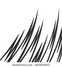 Abstract background with curved spike pattern and with some copy space area