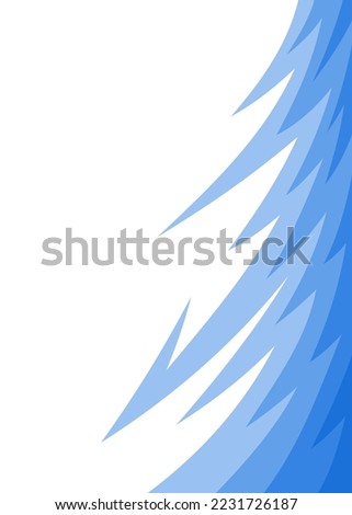Abstract background with curved spike pattern and with some copy space area