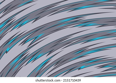 Abstract background with curved spikes pattern