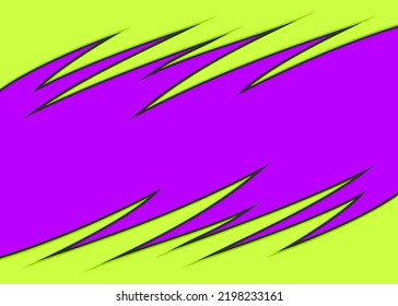 Abstract background with curved spikes pattern and with some copy space area