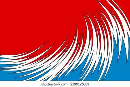 Abstract background with curved spikes pattern and with some copy space area