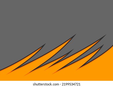Abstract background with curved spikes pattern and with some copy space area