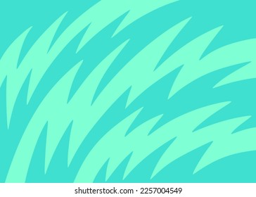 Abstract background with curved spikes pattern