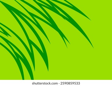 Abstract background with curved spikes pattern and with some copy space area. Simple tropical background